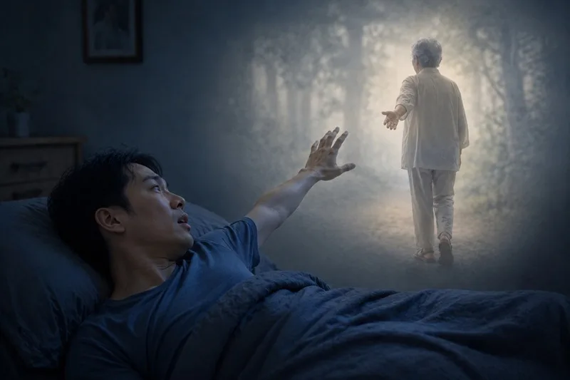 nam mo thay nguoi than da mat ve noi chuyen