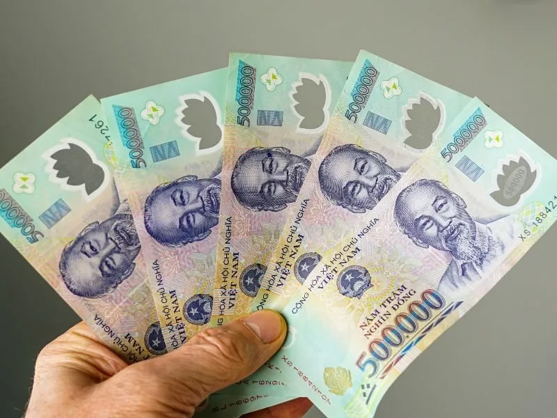 ngu mo thay tien 500k